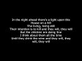 The Pretty Reckless - House On A Hill (Lyrics)