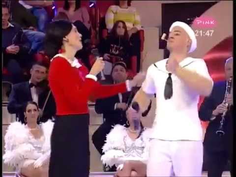 Joca Stefanovic & Lidija Skrinjik ( Popaj i Oliva) - Što si mala mršava ko grana.mp4