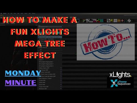 How To Make A Fun xLights Mega Tree Effect