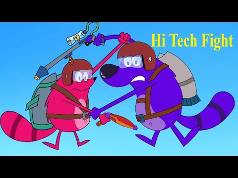 Hi Tech Fight Ep - 56 - Pyaar Mohabbat Happy Lucky - Hindi Animated Cartoon Show - KidZ
