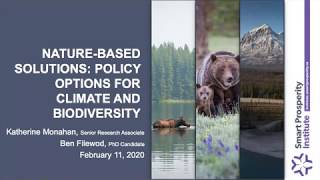 Nature Based Solutions  Policy Options for Climate & Biodiversity
