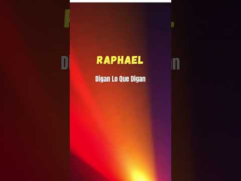 Digan lo que Digan | Raphael | 1968 | Short #short #baladas #pop #romantico #musica