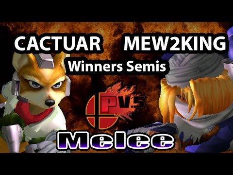 Pound V.5 - Mew2King (Sheik, Marth) Vs. Cactuar (Fox) - Winners Semis