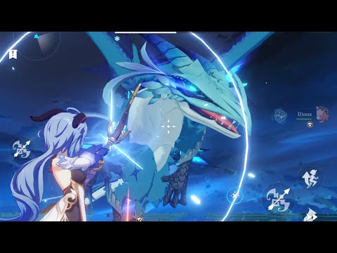 Solo C0 GANYU is INSANE! Deleting World Bosses(Dvalin & Childe)!Genshin Impact #genshinimpact #ganyu