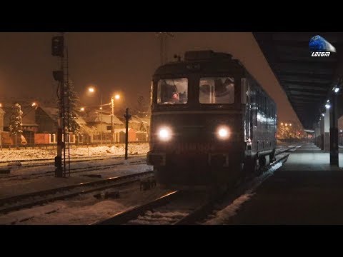 LDE2100 60-1242-6 in Gara Oradea Station pe Seară/on Evening [Winter Edition] - 18 December 2018
