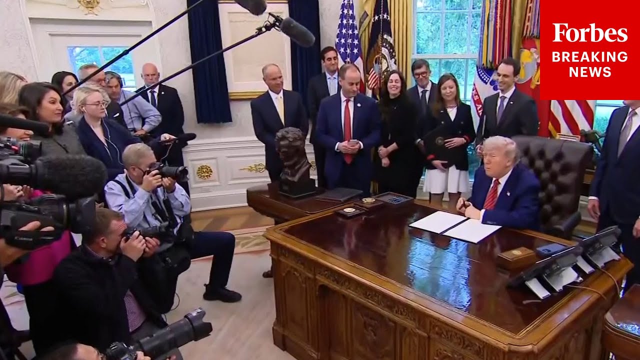 BREAKING NEWS: Trump Signs Fresh Executive Orders While Taking Multiple Questions From Reporters