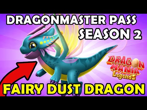 DRAGONMASTER PASS CHANGES + New FAIRY DUST DRAGON! Yellow Crown Unlocked! - DML #1380