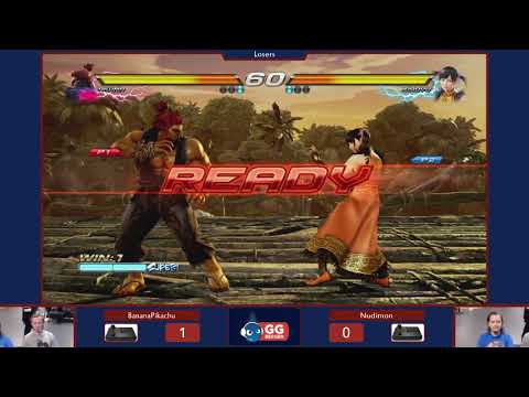 GG Bergen Laksevåg 24 - BananaPikchu vs Nudimon - Losers Quarters - Tekken 7