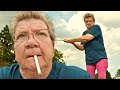 ANGRY GRANDMA GOES GOLFING