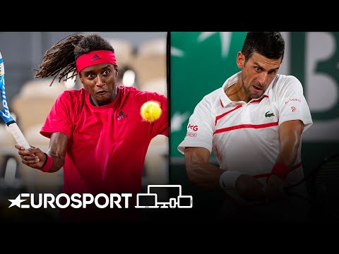 Novak Djokovic vs Mikael Ymer | Roland Garros 2020 - Round 1 Highlights | Eurosport