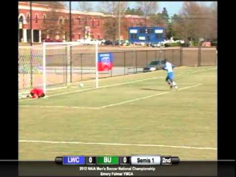 Eduardo Cruz's 90th minute goal in 2012 NAIA Men's Soccer National Semi-Finals
