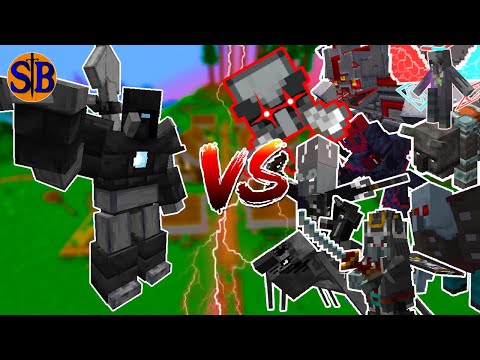 EPIC Sathariel Battle - Nameless Guardian vs Ultra Modded Raid! Minecraft