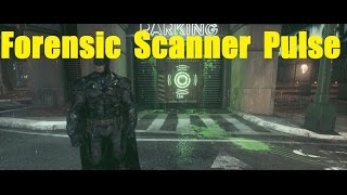 Batman Arkham Knight - How to use Forensic Scanner on Riddler's Trophy