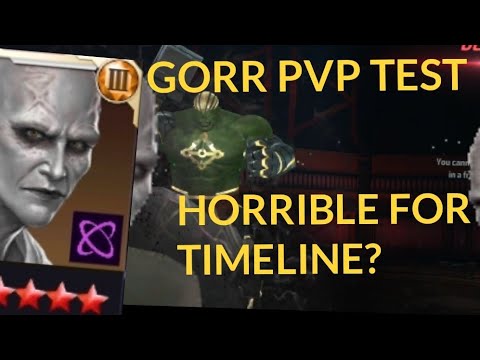 GORR TESTED IN TIMELINE BATTLE - ABSOLUTE GARBAGE??? - Marvel Future Fight
