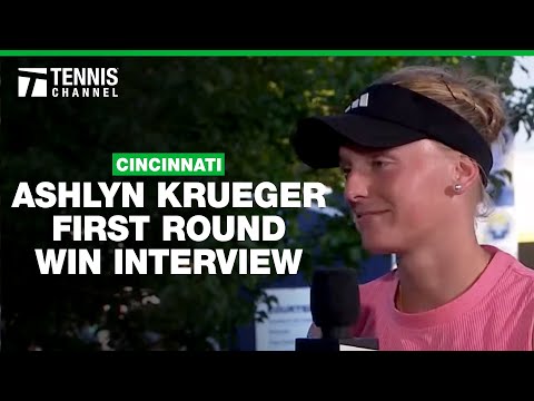 Ashlyn Krueger Defeats Olympic Silver Medalist Donna Vekic | Cincinnati First Round