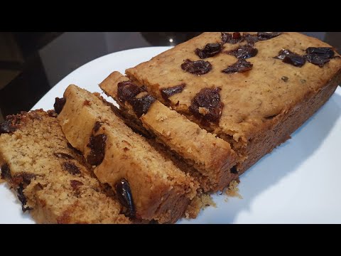 No oven no beater egg less banana and dates loaf | NASREEN'S KITCHEN