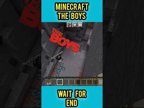 EPIC MINECRAFT MEME with The Boys 😂 #shorts
