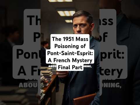 The 1951 Mass Poisoning of Pont-Saint-Esprit: A French Mystery Final Part #crimecommunity