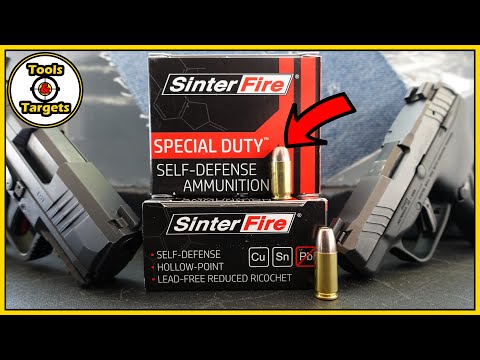 Can This Bullet Made of Powder SAVE Your LIFE?...SinterFire Special Duty AMMO Test!
