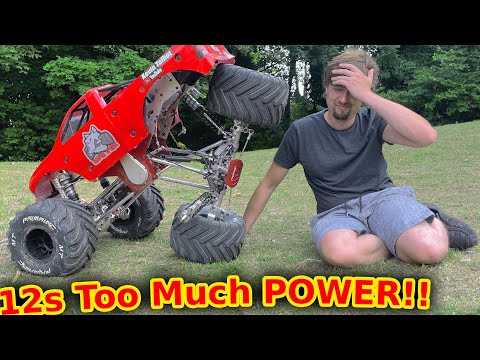 World's HEAVIEST RC Car full speed RAMP = total carnage