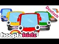 HooplaKidz Deutsch Bus Finger Family Die Räder Vom Bus Deutsche Lieder Für Kinder