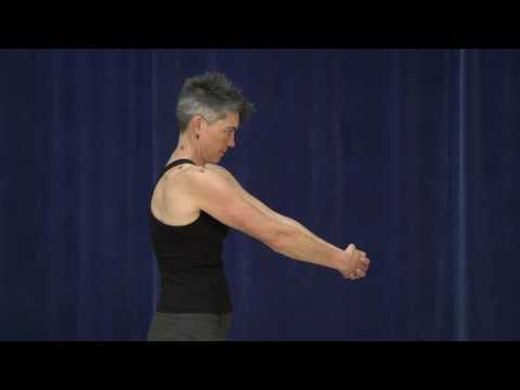 Rhomboid stretching - YouTube video thumbnail.