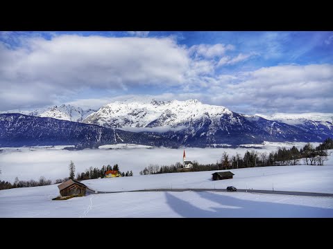 🇦🇹Amazing Weerberg , Austria, Tirol 02.02.2021 (Church above the clouds)