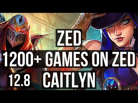 ZED vs CAITLYN (MID) | 13/1/3, 2.7M mastery, 1200+ games, Legendary | BR Master | 12.8