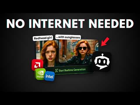 How to Generate Images in REAL-TIME OFFLINE Without Paying Using Amuse AI