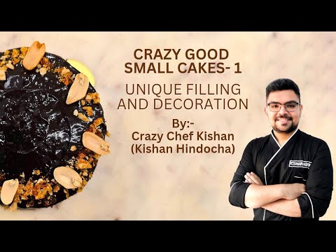 Crazy Good Small Cakes- 1 | Uttrayan Special | Peanut Caramel Chikki Filling | Crazy Chef Kishan 