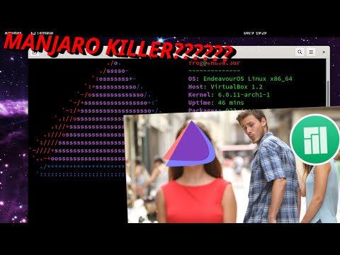 Messing around with EndeavourOS