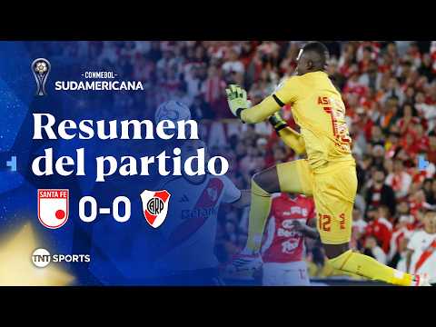 RIVER IGUALÓ EN BOGOTÁ ANTE INDEPENDIENTE SANTA FE | #Santa Fe 0-0#River | Resumen