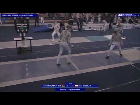 Athens World Cup SWS 2020 - P128 - Ivanishchanka BLR v Cieslar POL