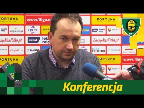 Konferencja prasowa po meczu GKS Katowice - Stomil Olsztyn