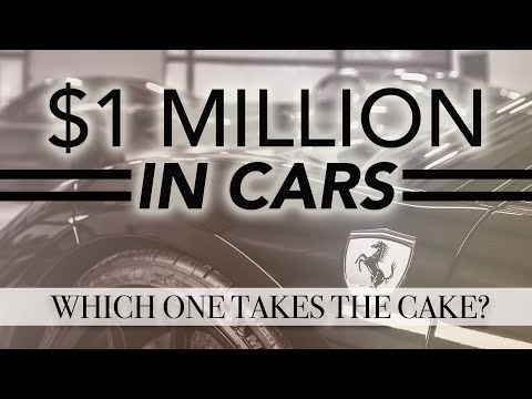 $1 MILLION DOLLARS IN CARS… Which one takes the cake?? | ANTHONYSWORLD
