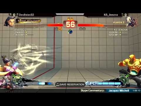 Karastorm Krackfest - SSF4 AE 2012 - Winners Semifinals - Devilstar22 VS KS_JENOVA