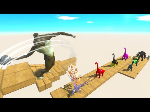 TITAN BEAST VS METALL THANOS Death FAll - Animal Revolt Battle Simulator