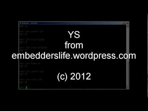 Simple console running on AVR ATmega48