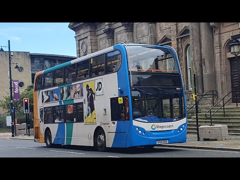 A184 THRASH: Route X34 | SP60DSE/19641 - Stagecoach North East: Dennis Trident 2/ADL Enviro 400