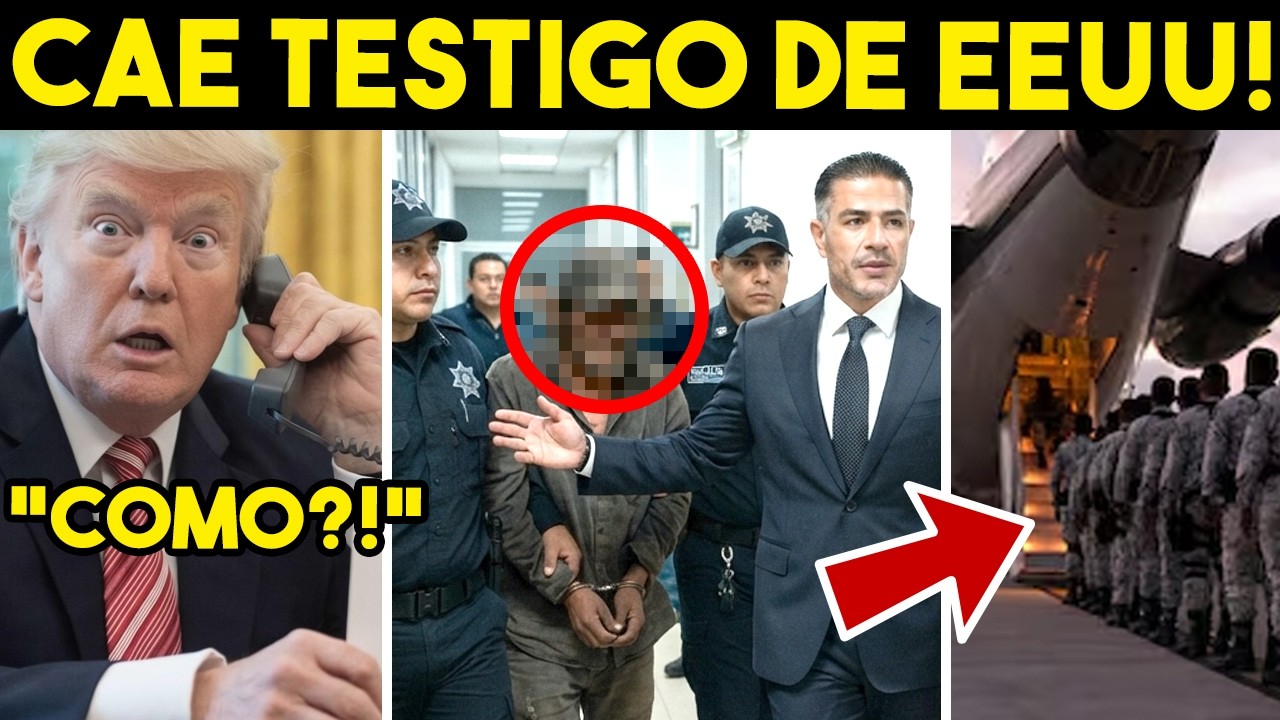 Pánico total! CAE EN LA FRONTERA, Harfuch los sorprende. Atoran a Trump con c4rt3l.