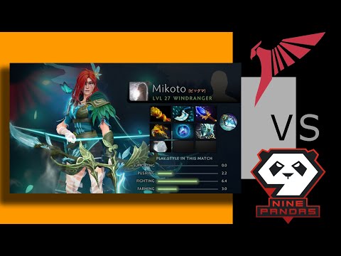 DotaHisWay - Mikoto Windranger - Talon VS 9Pandas - DreamLeague Season 20