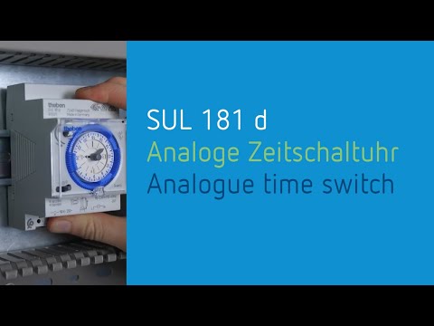Analoge Zeitschaltuhr SUL 181d von Theben