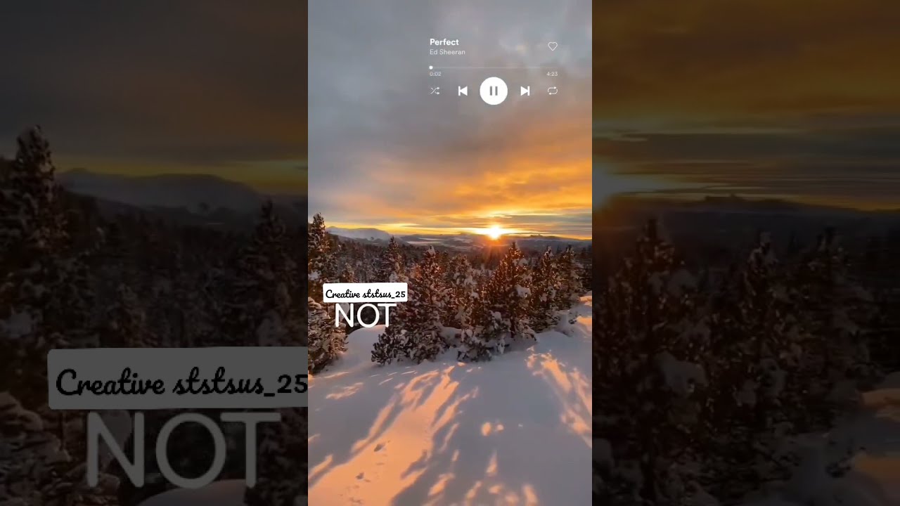 perfect song coverup..#whatsappststsus#edsheeran#lovesong