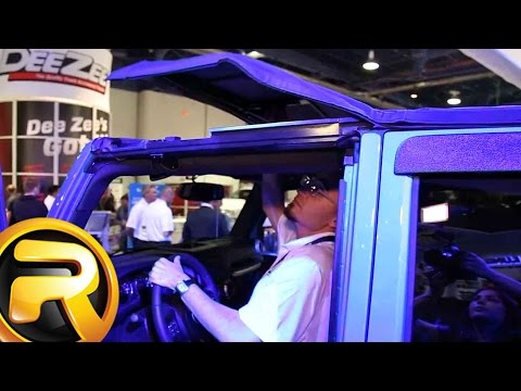 Rampage Trail view Jeep Soft Top at SEMA 2015