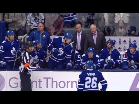 Last Minute of the Third - Reimer with 27 Saves in the 3rd - Leafs WIN - Nov 1st 2014 (HD)