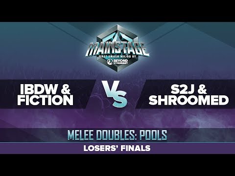 iBDW/Fiction vs S2J/Shroomed - Losers' Finals: Melee Doubles Top 16 - Mainstage
