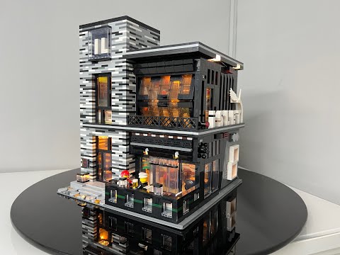Ben's Lego ® / Klemmbausteine Welt ( World ) - Mould King® LED UPDATE "The Bar" 16042 - Teil 73