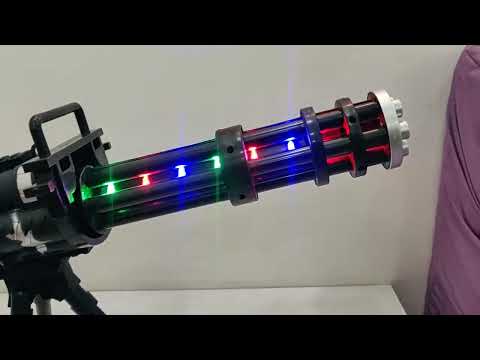 Battery Operated Gatling Gun Toy Demo