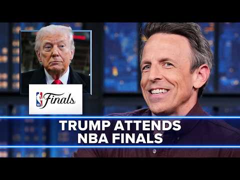 Security Ramps Up as Trump Attends NBA Finals
