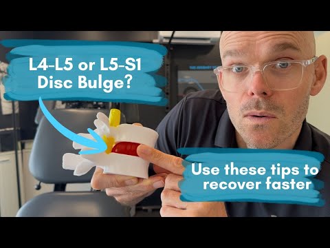 4 Ways to Speed Up Your L4-L5 & L5-S1 Disc Bulge Recovery | Dr Craig Buscomb
